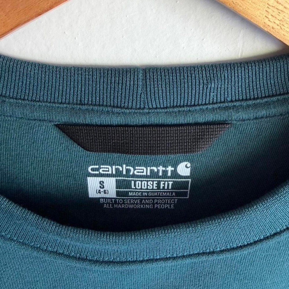 Carhartt Fall Style Green Crewneck Sweatshirt - Picture 4 of 8